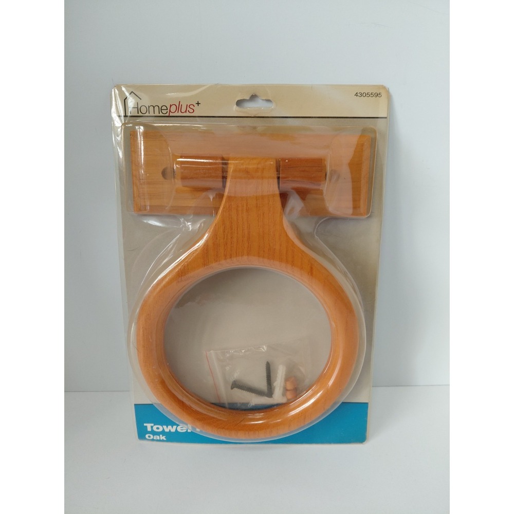Homeplus Oak Towel Ring Vintage * NEW